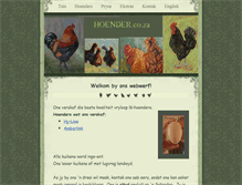 Tablet Screenshot of hoender.co.za